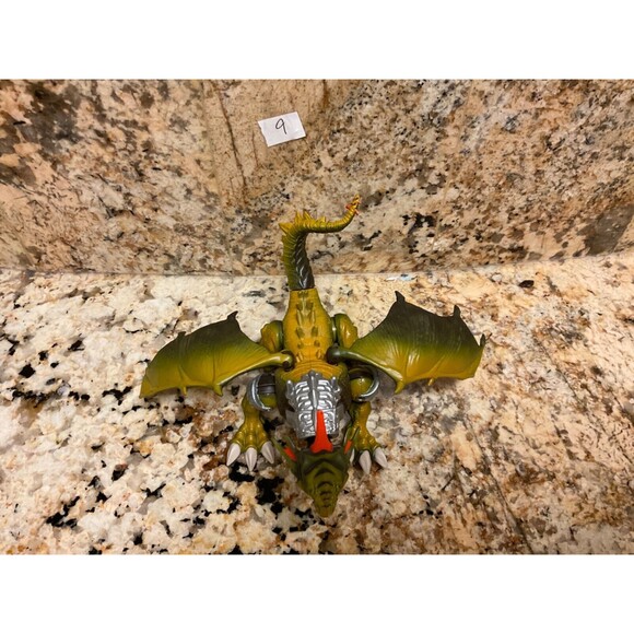 Mega Bloks D&D Knight dragon? works chest Green Orange horns chest lights. - Picture 2 of 12